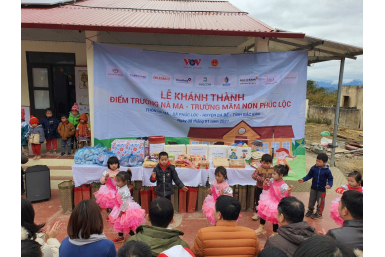 KIMSEN - Joining hands for the community - Opening Ceremony of Na Ma School (Bac Kan)