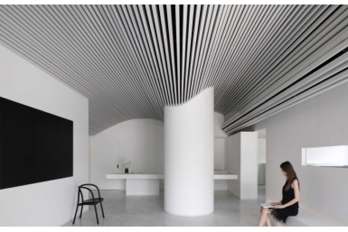 Aluminum Façade Imitates the Flowing Nature of Fabric