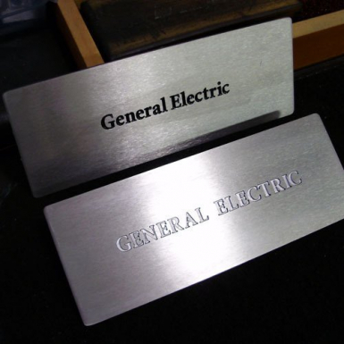 Laser engraved labels