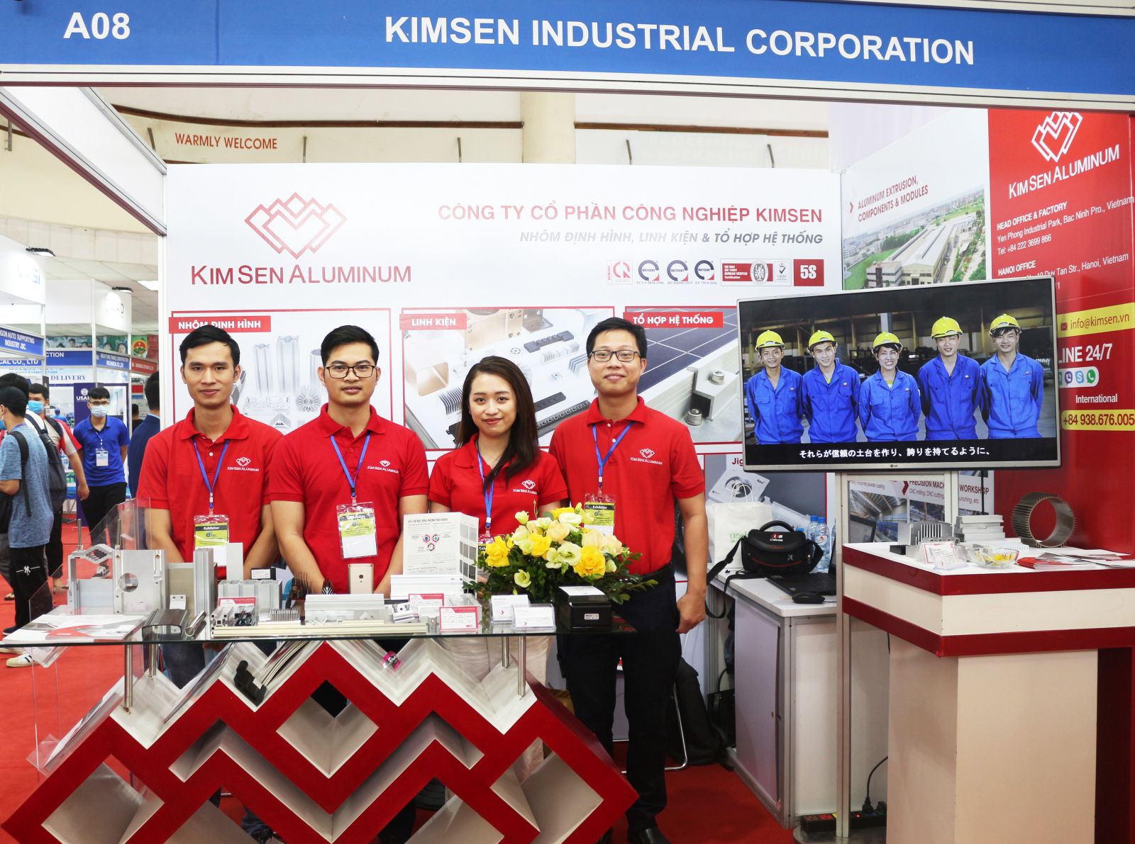 KIMSEN ghi dấu ấn tại Hội chợ Công nghiệp hỗ trợ Hà Nội 2020